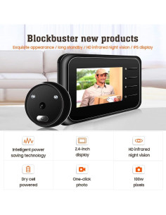 Timbre Digital de Video Splenssy R11 con Pantalla LCD 2.4" 2