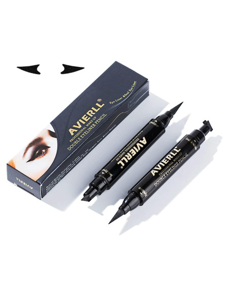 Delineador de Ojos con Sello AVIERLL B12 Negro Impermeable Delineador de Ojos con Sello AVIERLL B12 Negro Impermeable
