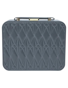 Estuche de Joyería de Viaje V-Lafuy Grande Gris 23.5x18.8cm