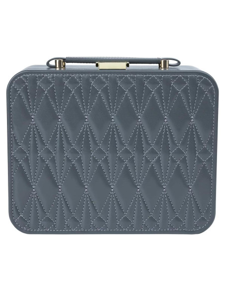 Estuche de Joyería de Viaje V-Lafuy Grande Gris 23.5x18.8cm Estuche de Joyería de Viaje V-Lafuy Grande Gris 23.5x18.8cm