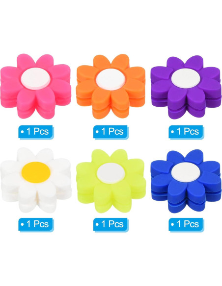 Amortiguadores de Vibración para Raqueta de Tenis PATIKIL - 6 Piezas Amortiguadores de Vibración para Raqueta de Tenis PATIKIL - 6 Piezas
