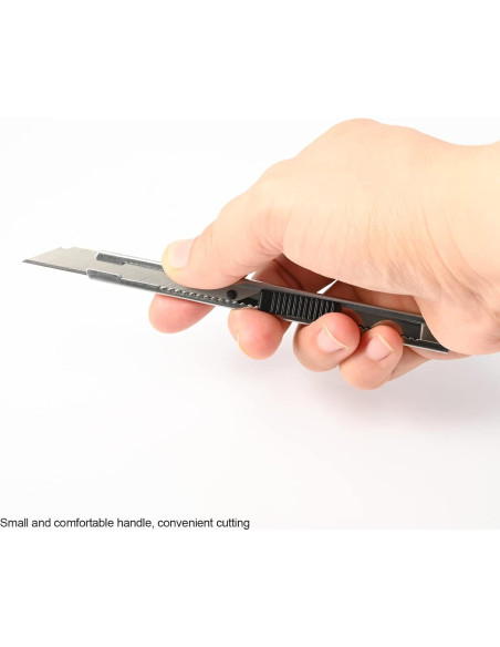 Cuchillo Utilitario Retráctil FOSHIO 3 Piezas 9mm 30 Cuchillo Utilitario Retráctil FOSHIO 3 Piezas 9mm 30