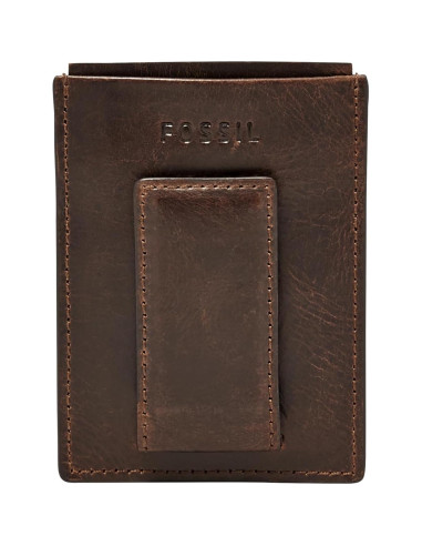 Cartera de Cuero RFID para Hombre Fossil Derrick Marrón