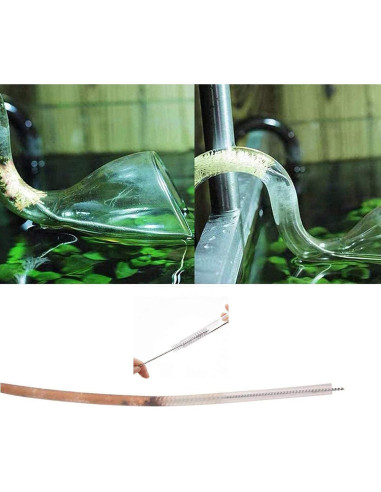 Paquete de 2 cepillos limpiadores de tubo flexible ICEYLI 152 cm