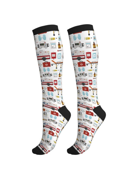 Calcetines de Compresión Bassyil Unisex 15-20 mmHg para Circulación Calcetines de Compresión Bassyil Unisex 15-20 mmHg para Circulación