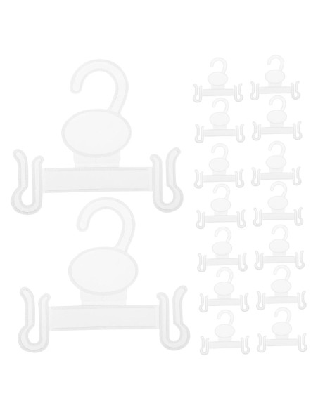 Ganchos de Plástico para Pantuflas BESTOYARD 100 Pcs Blanco Ganchos de Plástico para Pantuflas BESTOYARD 100 Pcs Blanco