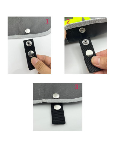 Extensor de Botón de Cubierta de Barco YIHOPPL 1" - 6 Unidades