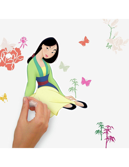 Calcomanías de Pared RoomMates Disney Mulan Reutilizables 36 Piezas Calcomanías de Pared RoomMates Disney Mulan Reutilizables 36 Piezas