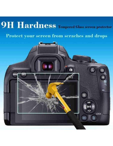 Protector de Pantalla LCD y Cubierta de Zapata Fría BTER para Canon EOS Rebel T8I Protector de Pantalla LCD y Cubierta de Zapata Fría BTER para Canon EOS Rebel T8I