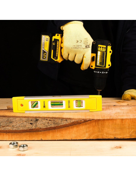 Nivel de Torpedo Magnético B BOSI TOOLS 22.86 cm 3 Burbujas Nivel de Torpedo Magnético B BOSI TOOLS 22.86 cm 3 Burbujas