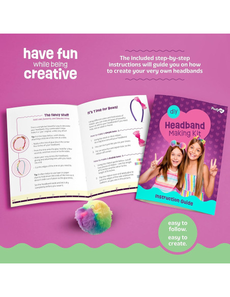 Kit de Fabricación de Diademas Pretty Me - 50 Piezas DIY Kit de Fabricación de Diademas Pretty Me - 50 Piezas DIY
