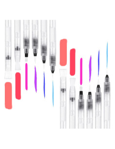 Set de 12 Pinceles de Acuarela Awpeye - Nylon, 3 Tamaños