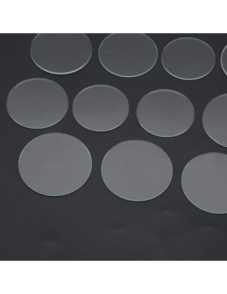 21 Lentes de Cristal Mineral para Reloj CYTGOUPER 1.2mm 21 Lentes de Cristal Mineral para Reloj CYTGOUPER 1.2mm