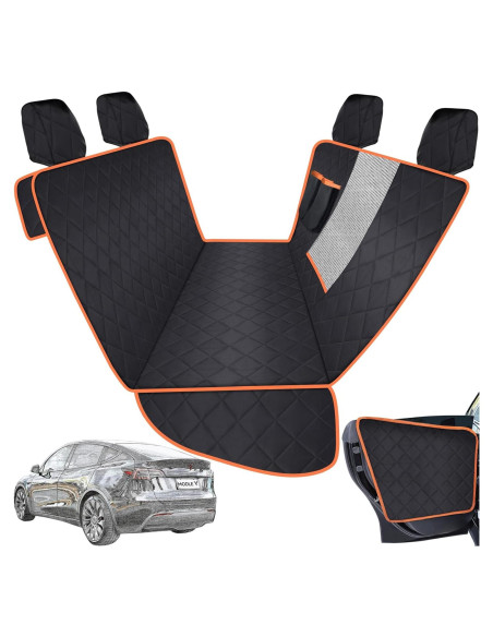 Cubierta de Asiento para Perros iBuddy Tesla Modelo Y 2020-2025 Cubierta de Asiento para Perros iBuddy Tesla Modelo Y 2020-2025