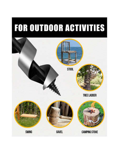 Taladro Manual Auger Bushcraft Burtok 30.48 cm Acero Inoxidable Taladro Manual Auger Bushcraft Burtok 30.48 cm Acero Inoxidable