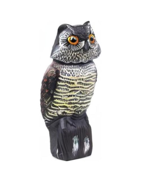 Decoy de Búho CTREE para Ahuyentar Aves - Impermeable y Realista Decoy de Búho CTREE para Ahuyentar Aves - Impermeable y Realista