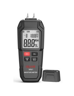 Medidor de Humedad Digital QLUUE con Pantalla LCD y Pin Reemplazable