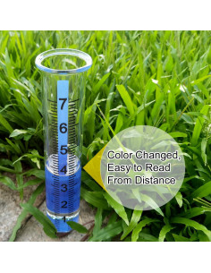 Tubo de Reemplazo para Pluviómetro de Vidrio RYOEIKT 20.96cm 2