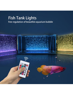 Luz LED Sumergible para Acuario SZMiNiLED 30 cm RGB IP68 2