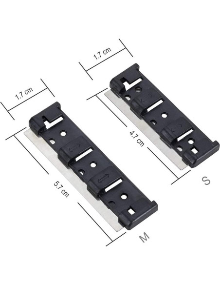 Cuchillas de Repuesto Hygger para Limpiador Magnético HG-815 - 5 Pzas Cuchillas de Repuesto Hygger para Limpiador Magnético HG-815 - 5 Pzas