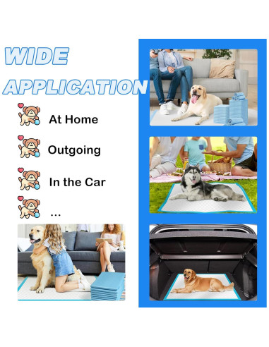 Alfombrillas Desechables para Perros PetCp 100 Unidades 32.8x45cm