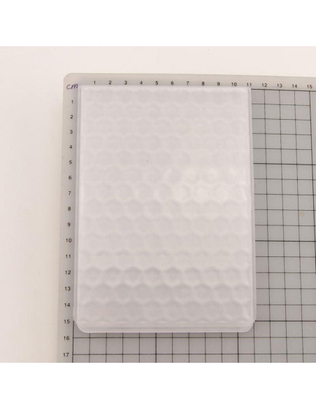 Carpeta de Embossing 3D Hexagonal Arbuya 10.16x15.24cm Carpeta de Embossing 3D Hexagonal Arbuya 10.16x15.24cm