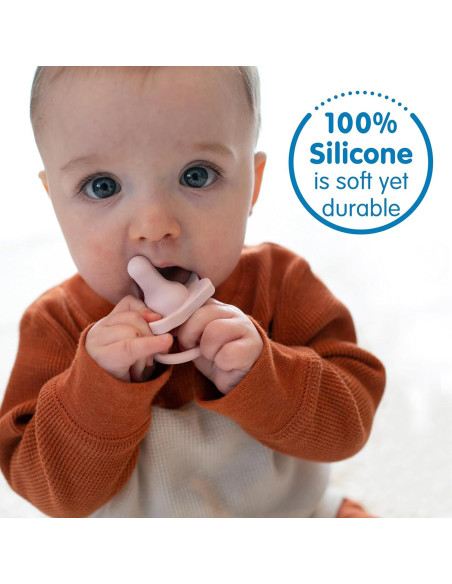Chupete HappyPaci Dr. Brown 100% Silicona 0-6m 3-Pack Chupete HappyPaci Dr. Brown 100% Silicona 0-6m 3-Pack