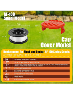 Paquete de 10 Cuerdas de Desmalezadora PETOX AF-100 240ft 2