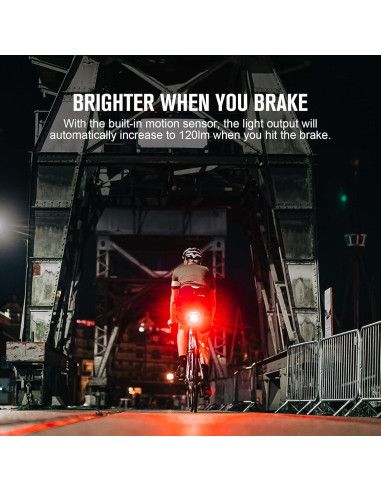 Luz Trasera para Bicicleta OLIGHT RN 120 C 120 Lúmenes IPX6