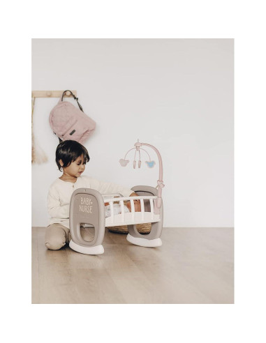 Cuna de Muñeca Smoby Baby Nurse 42 cm Beige - 0.99 kg