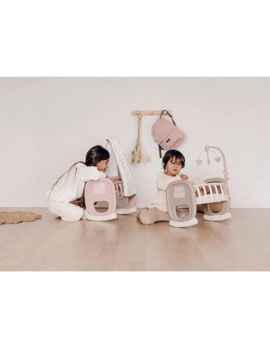 Cuna de Muñeca Smoby Baby Nurse 42 cm Beige - 0.99 kg