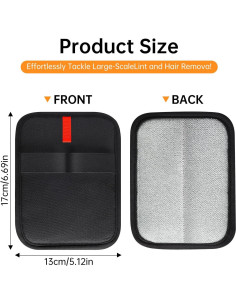 Guantes Removedores de Pelo de Mascota INABULETWO 1 Pcs Ecológicos 2