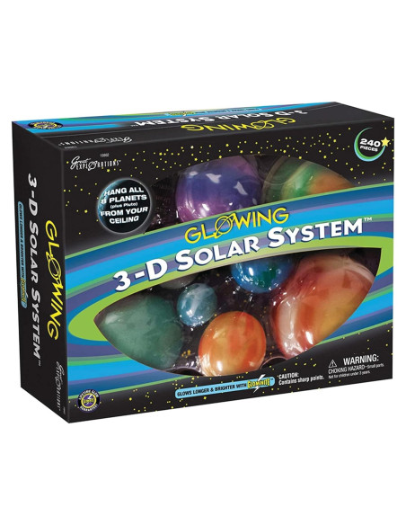 Kit Colgante Sistema Solar 3D Grandes Exploraciones - Brilla en la Oscuridad Kit Colgante Sistema Solar 3D Grandes Exploraciones - Brilla en la Oscuridad