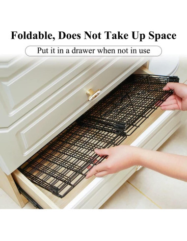 Organizador de Closet Colgante Yagizaai 5 Estantes Negro