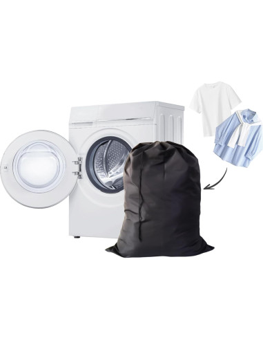 Bolsa de Lavandería YETHAN 12PCS Negra 76.2x101.6cm Plegable