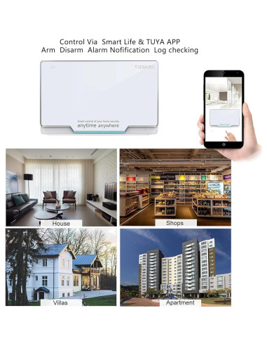 Sistema de Alarma de Seguridad WiFi TUGARD G21 10 Piezas