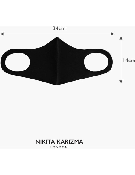 Mascarillas de Tela Reutilizables KARIZMA - 4 Piezas Negras Mascarillas de Tela Reutilizables KARIZMA - 4 Piezas Negras