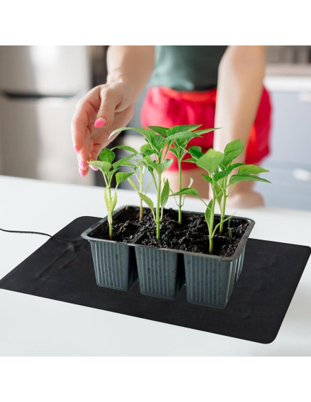 Alfombrilla Térmica para Plantas USB 22x15cm 8.5W Impermeable Alfombrilla Térmica para Plantas USB 22x15cm 8.5W Impermeable