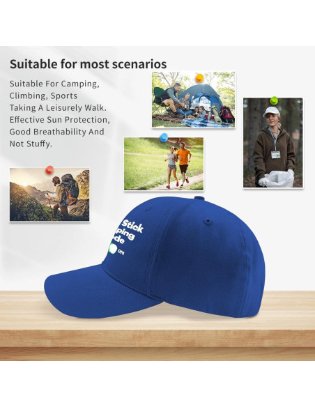 Gorra de Béisbol Transpirable para Mujeres - Azul Talla Única Gorra de Béisbol Transpirable para Mujeres - Azul Talla Única