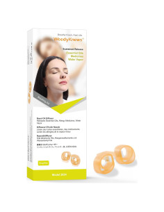 Difusor de Aceite WoodyKnows NOTRIAL - Inhalador Nasal Compacto