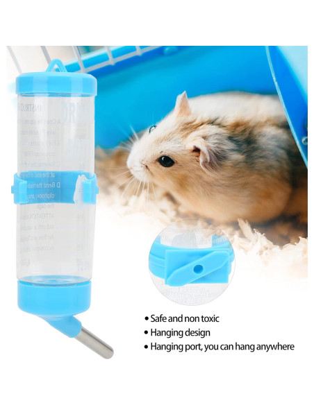 Botella de Agua Automática HEEPDD 125ml para Hámster y Pequeños Animales Botella de Agua Automática HEEPDD 125ml para Hámster y Pequeños Animales
