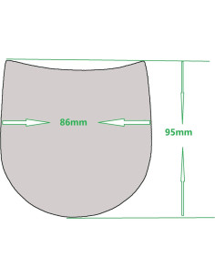 Tacones de goma Neelite para zapatos de hombre y mujer, 3.5mm 2
