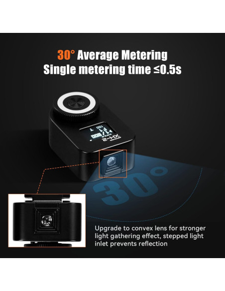 Medidor de Luz AstrHori XH-2 para Fotografía 40 Paradas Medidor de Luz AstrHori XH-2 para Fotografía 40 Paradas