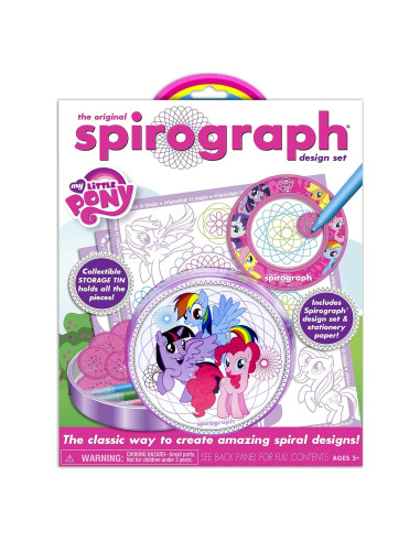 Set de Dibujo Spirograph Mi Pequeño Pony - Lata Coleccionable