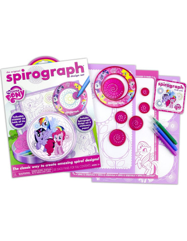 Set de Dibujo Spirograph Mi Pequeño Pony - Lata Coleccionable