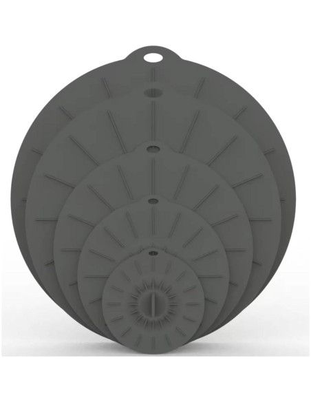 Tapas de Silicona Universales KIMCEN HOME - 5 Piezas 10-30 cm Tapas de Silicona Universales KIMCEN HOME - 5 Piezas 10-30 cm