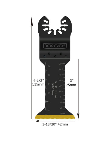 Kits de Cuchillas Multitool Titanio Bi Metal 4 Pcs XXGO Kits de Cuchillas Multitool Titanio Bi Metal 4 Pcs XXGO