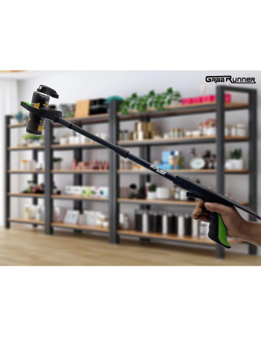 Herramienta de agarre GrabRunner 81 cm con luz LED verde
