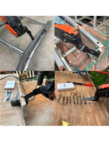 Kits de Cuchillas Multitool Titanio Bi Metal 4 Pcs XXGO
