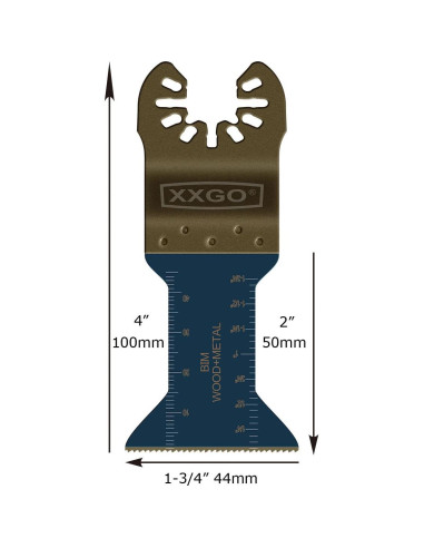 Kits de Cuchillas Multitool Titanio Bi Metal 4 Pcs XXGO